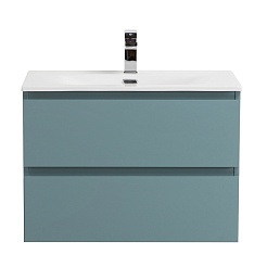 BelBagno Тумба с раковиной Kraft 39-70 подвесная Голубой матовый с раковиной BB-8099-3-70 – фотография-2